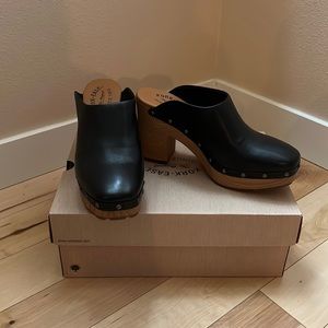 Kork-Ease Sudbury Black Studded Clogs Size 7